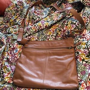 Tommy Bahama Camel Crossbody Bag